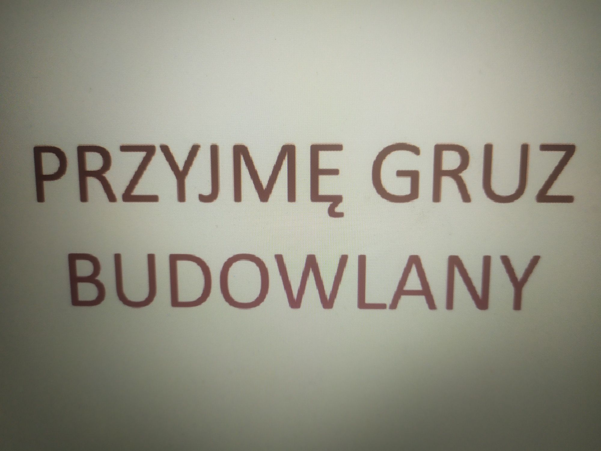 Gruz budowlany, ziemię. Konikowo