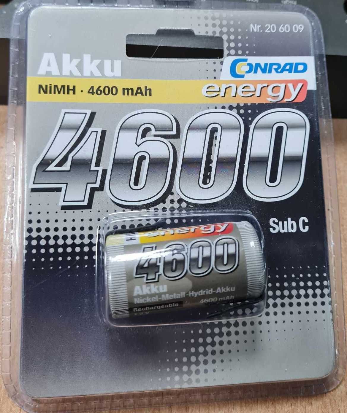 Bateria Conrad energy NiMH Sub-C 1,2 V 4600 mAh