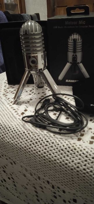 Мікрофон Samson Meteor Mic+ попфiльтр