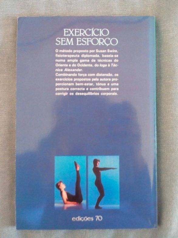 Exercicio sem esforço - Susan Swire - edições 70 - fisioterapia
