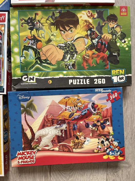 Пазли дитячі Trefl Larsen Ravensburger 100/200/260