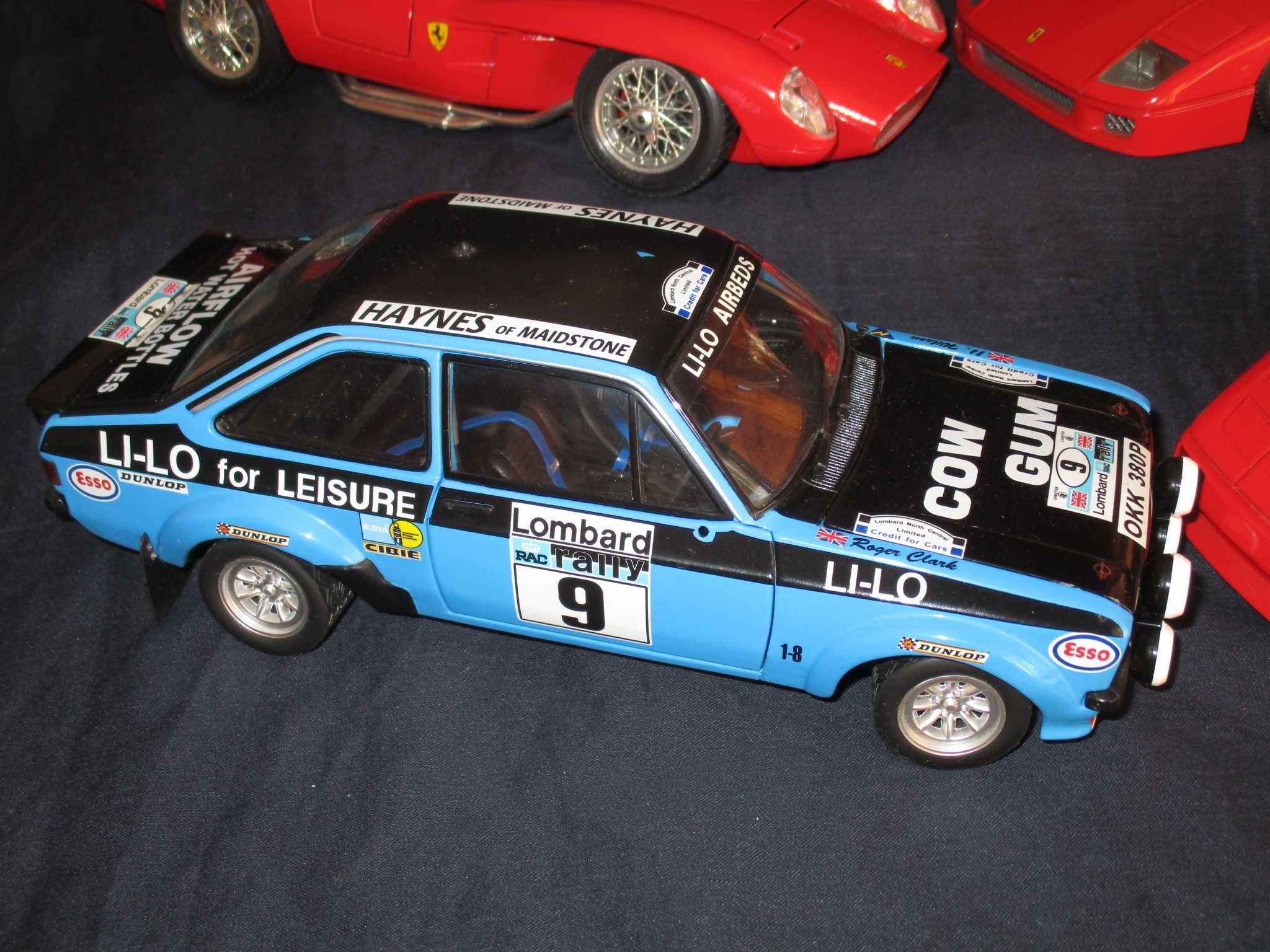 Carros Miniatura 1/18 Lamborghini Ford Escort Rally