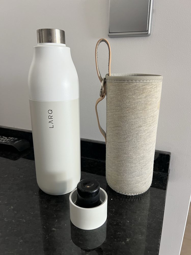 Garrafa LARQ PureVis - Granito Branco