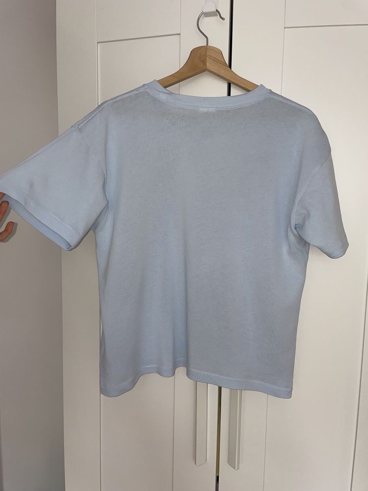 T-shirt jasnoniebieski GAP