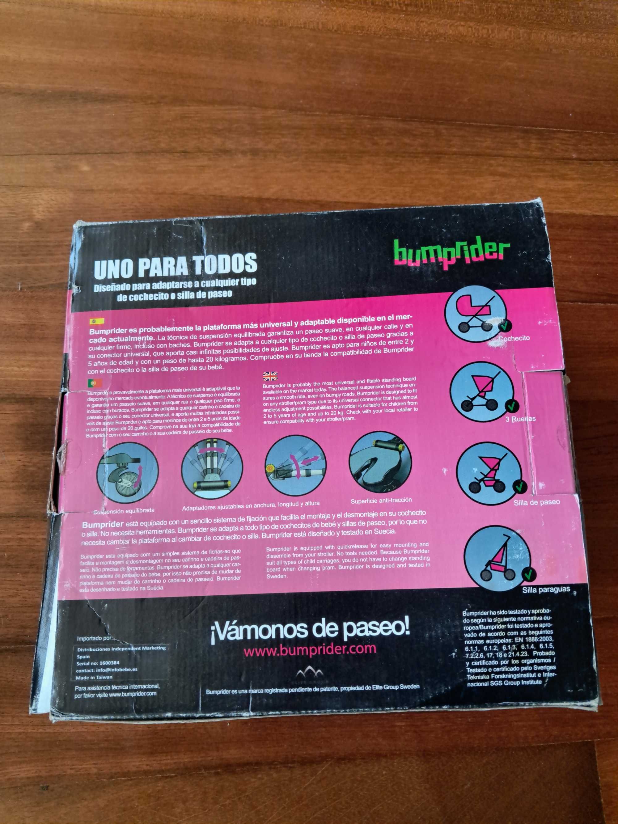 BUMPRIDER - Prancha universal para carrinho de bebê