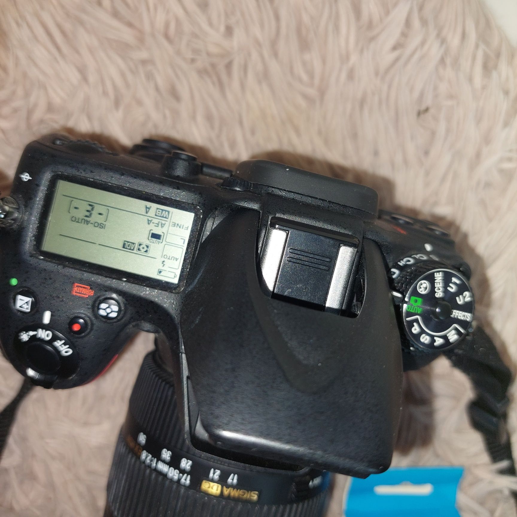 Lustrzanka D7100 sigma 17-50 mm obiektyw