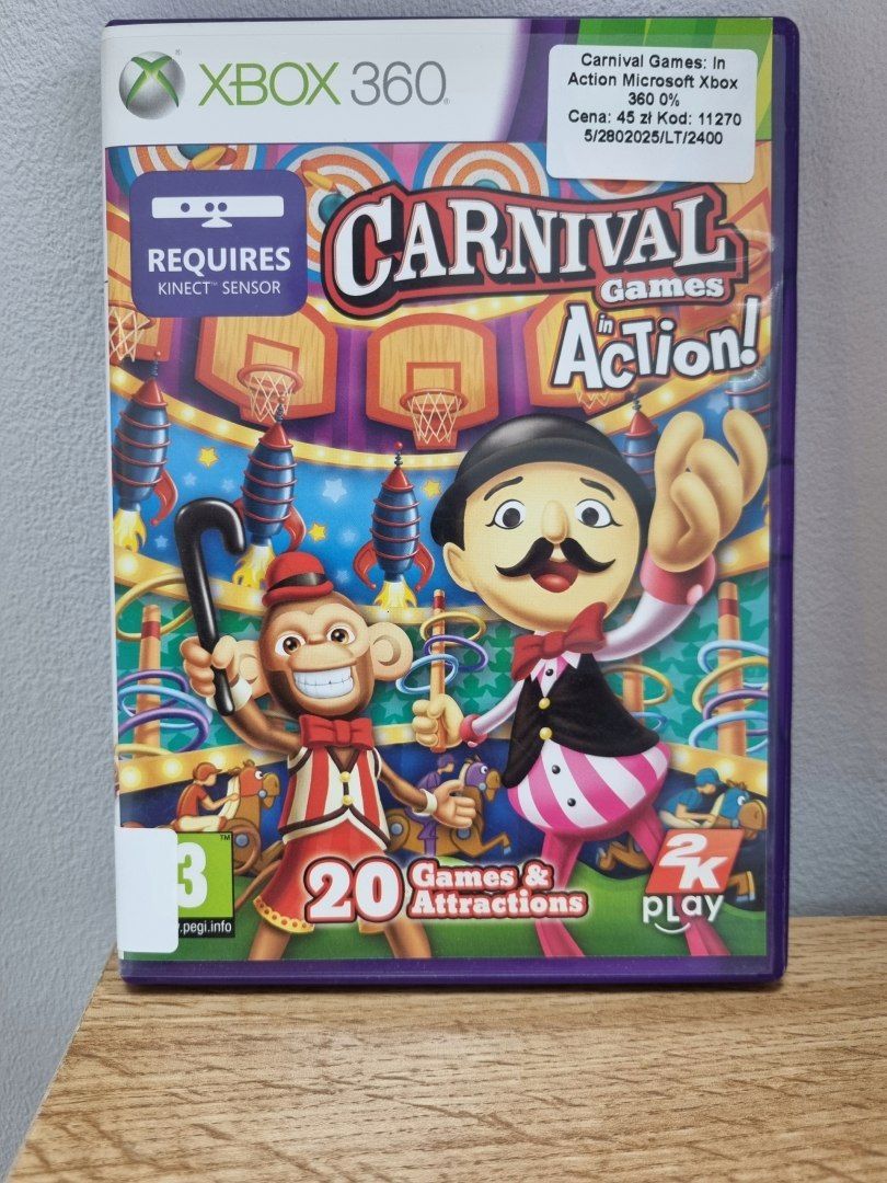 Gra Carnival Games In Action Kinect Xbox 360 Używana
