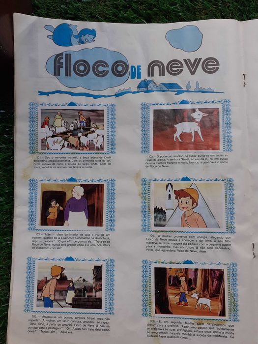 Caderneta Heide êxito da televisão