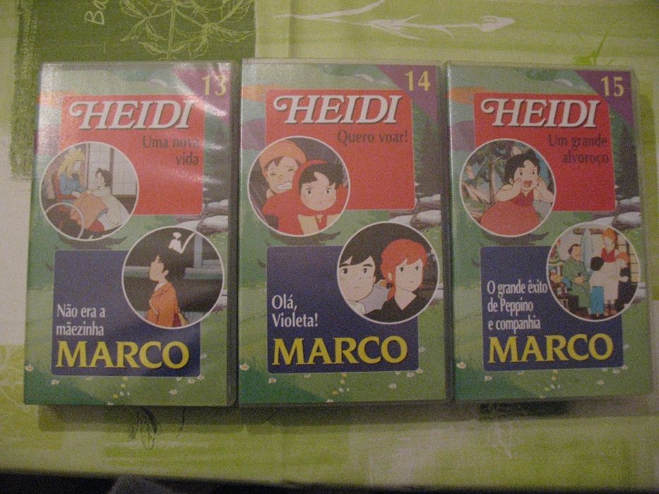 Colecção VHS Heidi e Marco