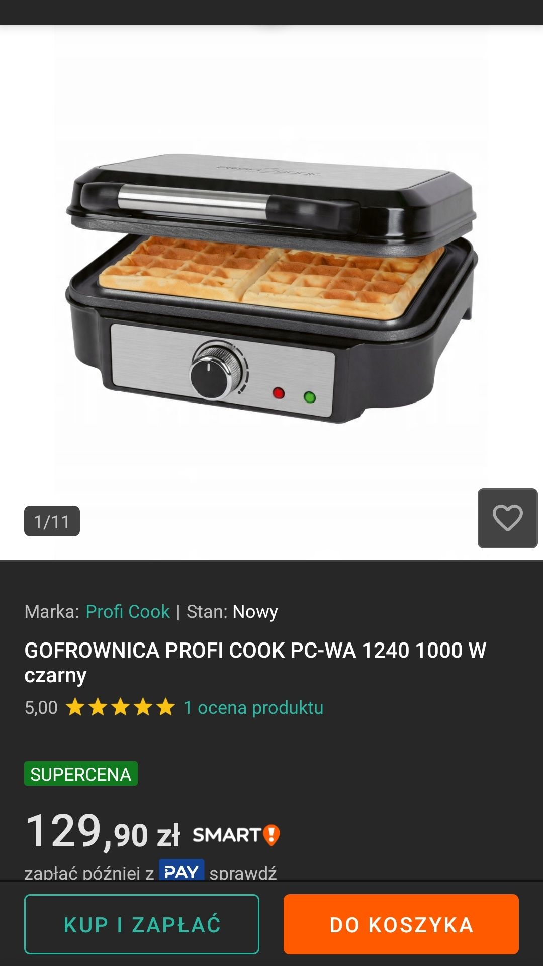 Gofrownica Profi Cook
