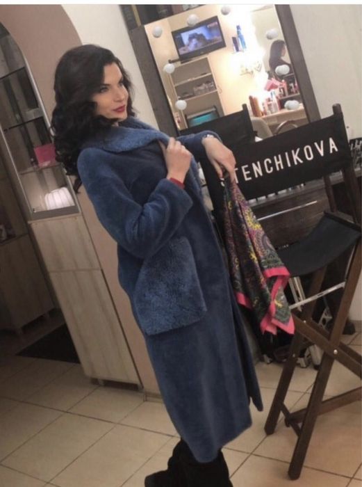 Натуральна шуба пальто із вовни Stylna_vovna
