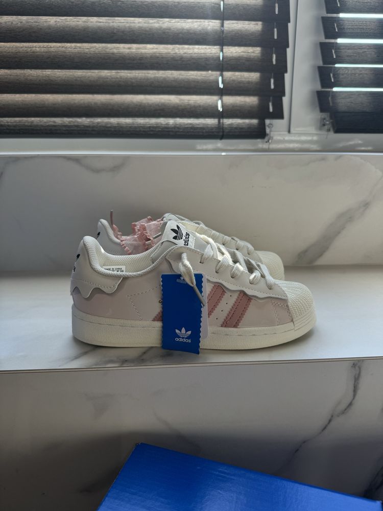 ORIGINAL Adidas Superstar Cappuccino Pink НАЛОЖКА (IN BOX)