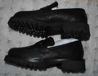 Vitto Rossi лофери жіночі чорні туфлі 36р нат шкіра нові стильні модні