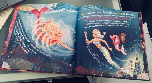 Livro Barbie em Vida de Sereia