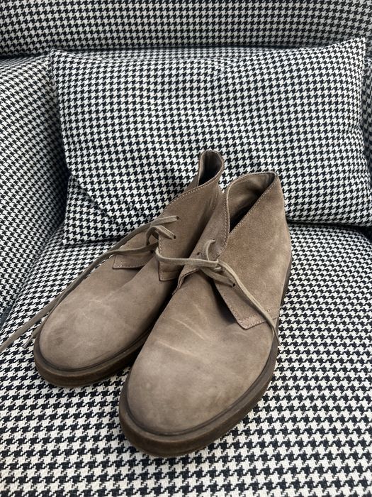 Замшеві чоловічі черевики Zara 41