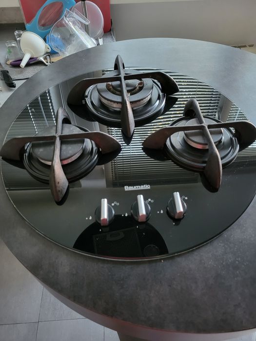 Płyta gazowa 3 palniki okrągła