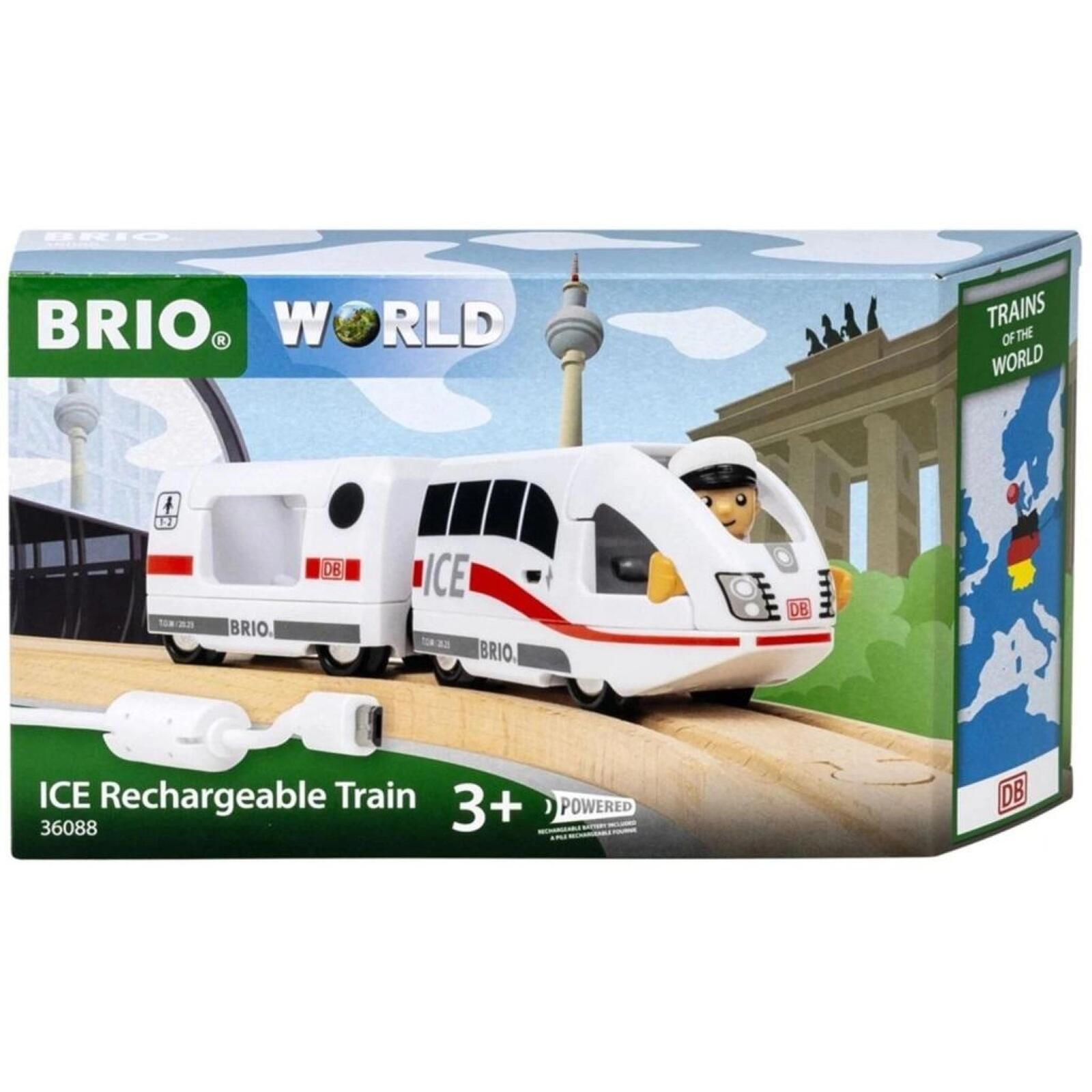 Brio Pociągi świata Pociąg ICE pudełko,152x280 mm