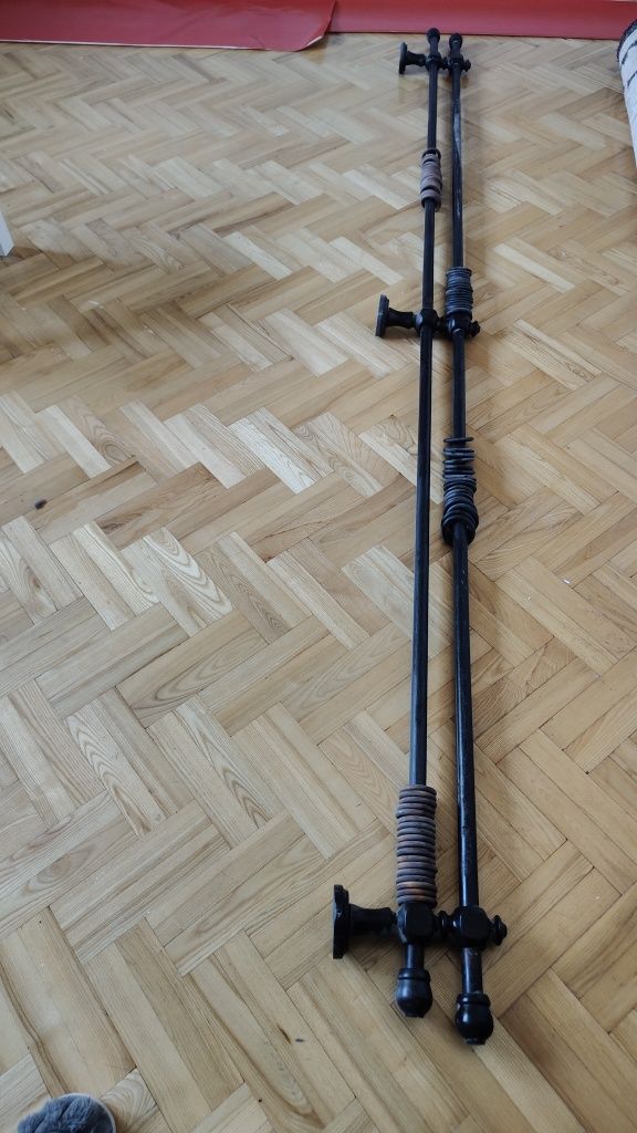 Drewniany karnisz wenge 3m