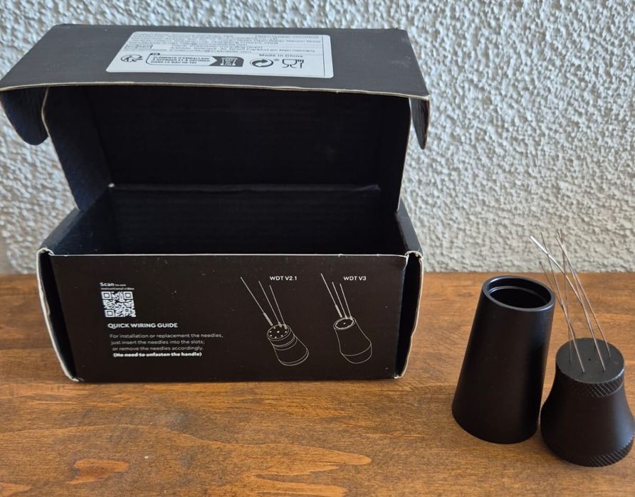 Mieszadło igła do dystrybucji kawy w kolbie WDT