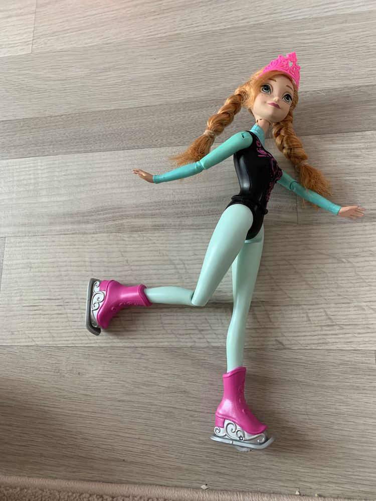 Frozen anna na łyżwach lalka zabawka