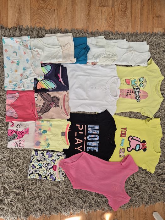 Mega paka ubrań Coccodrillo,smyk itp.dla dziewczynki 128cm. Super stan