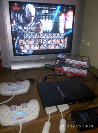 Sony PlayStation 2 (PS2) Сони игровая приставка + ИГРЫ