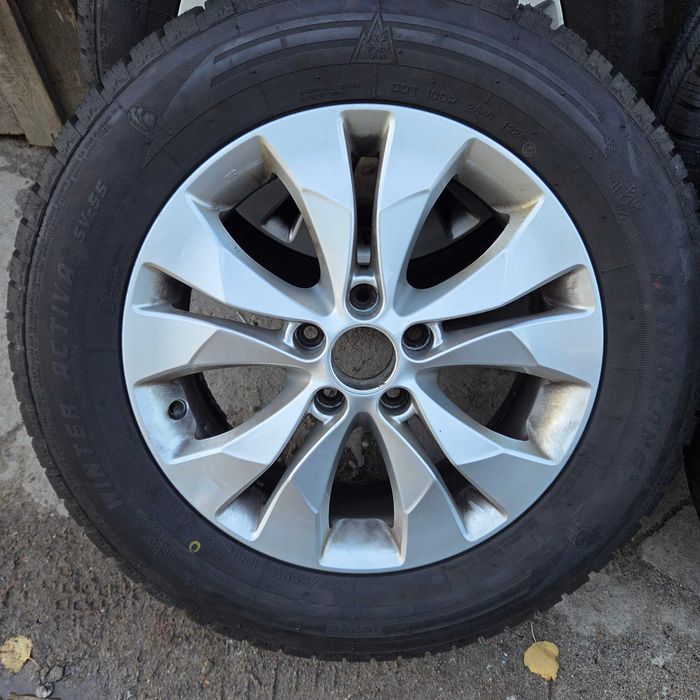 4x KOŁA ALUMINIOWE HONDA CR-V opony zimowe 225/65R17 2024r 8mm