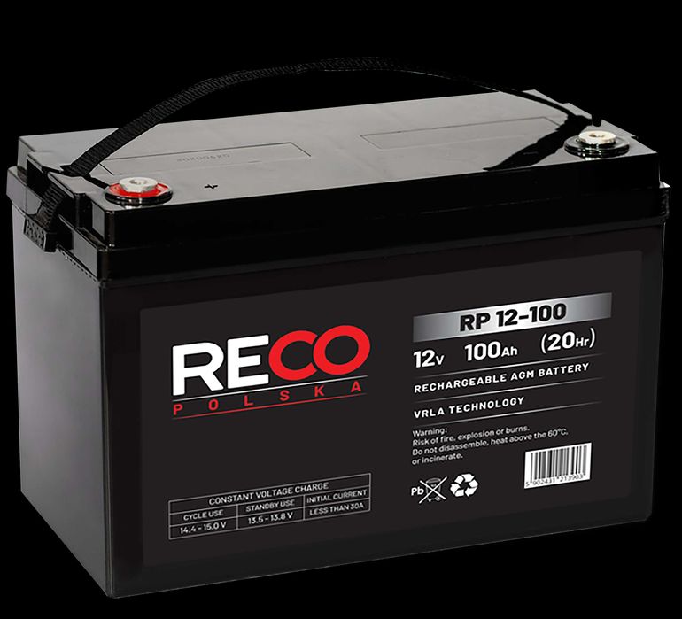 Akumulator kwasowy do łodzi, kampera 12V 180Ah 200ah 1000A marine