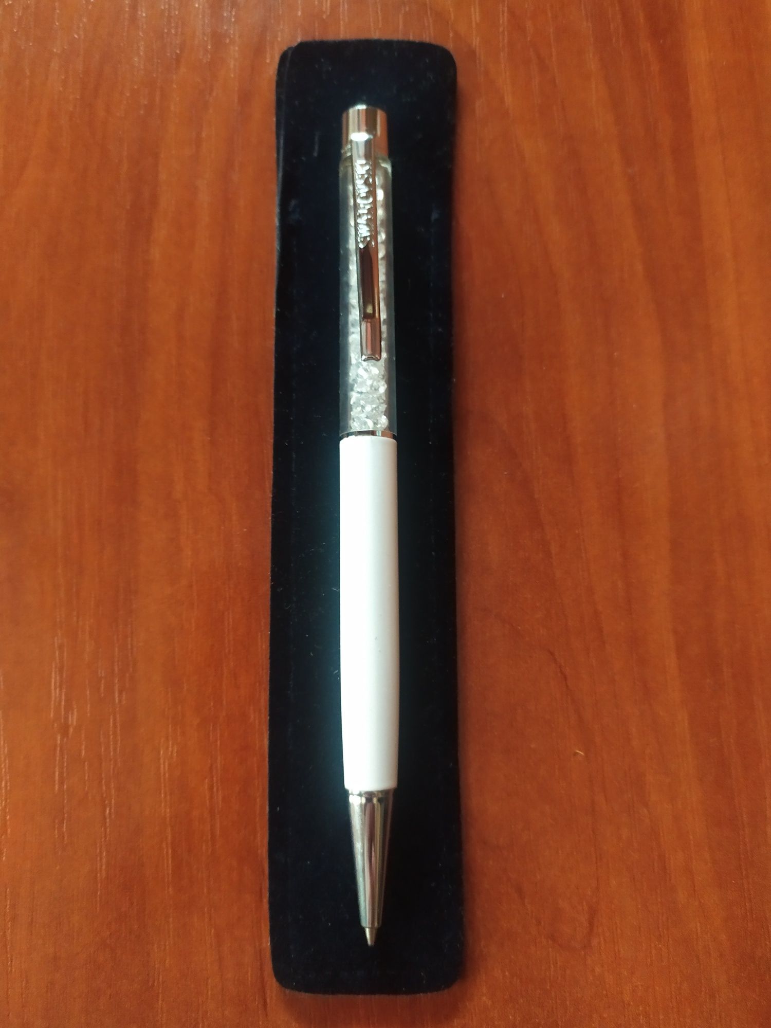 Ручка шариковая Своровски с чехлом