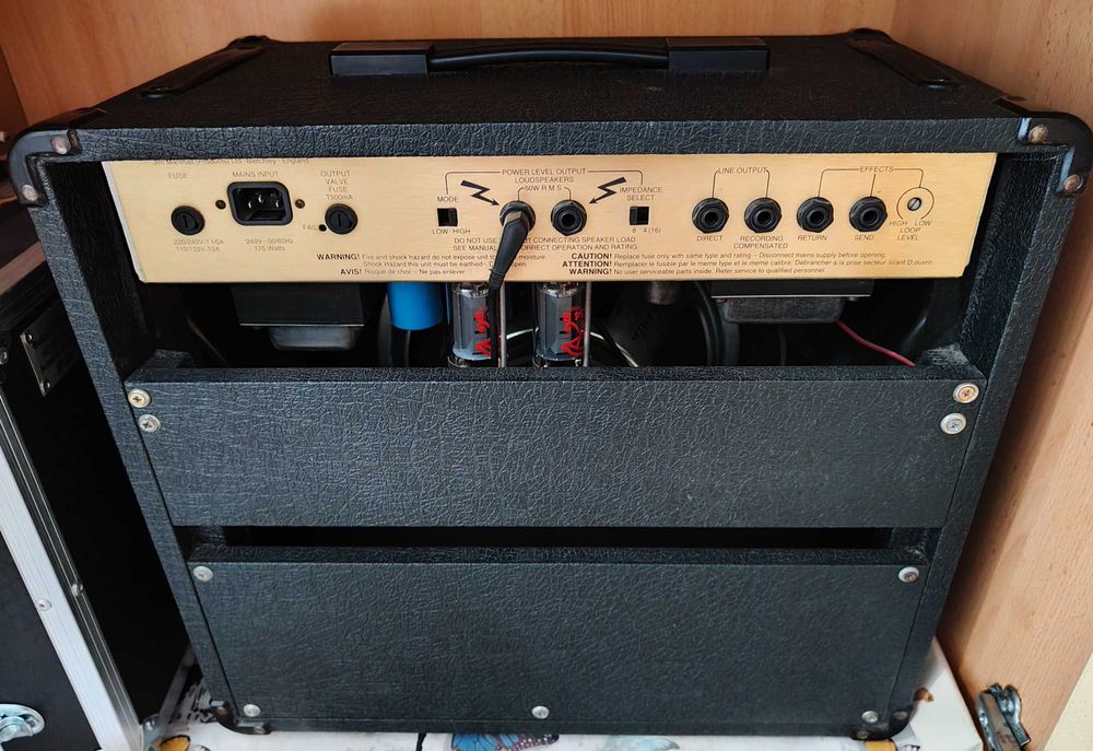 Marshall JCM 900 combo 4501 z kolumną 1912 made in England, case!