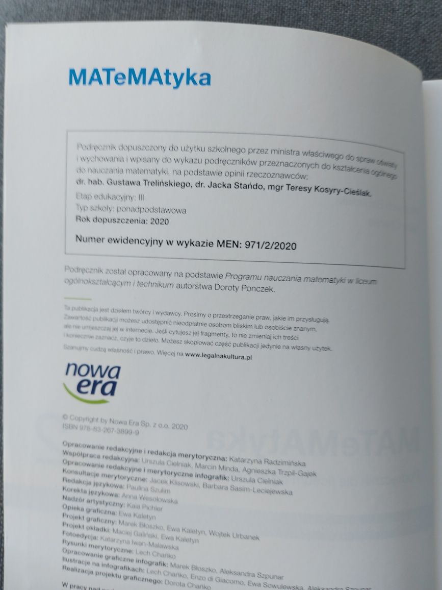 Matematyka 2, Nowa era