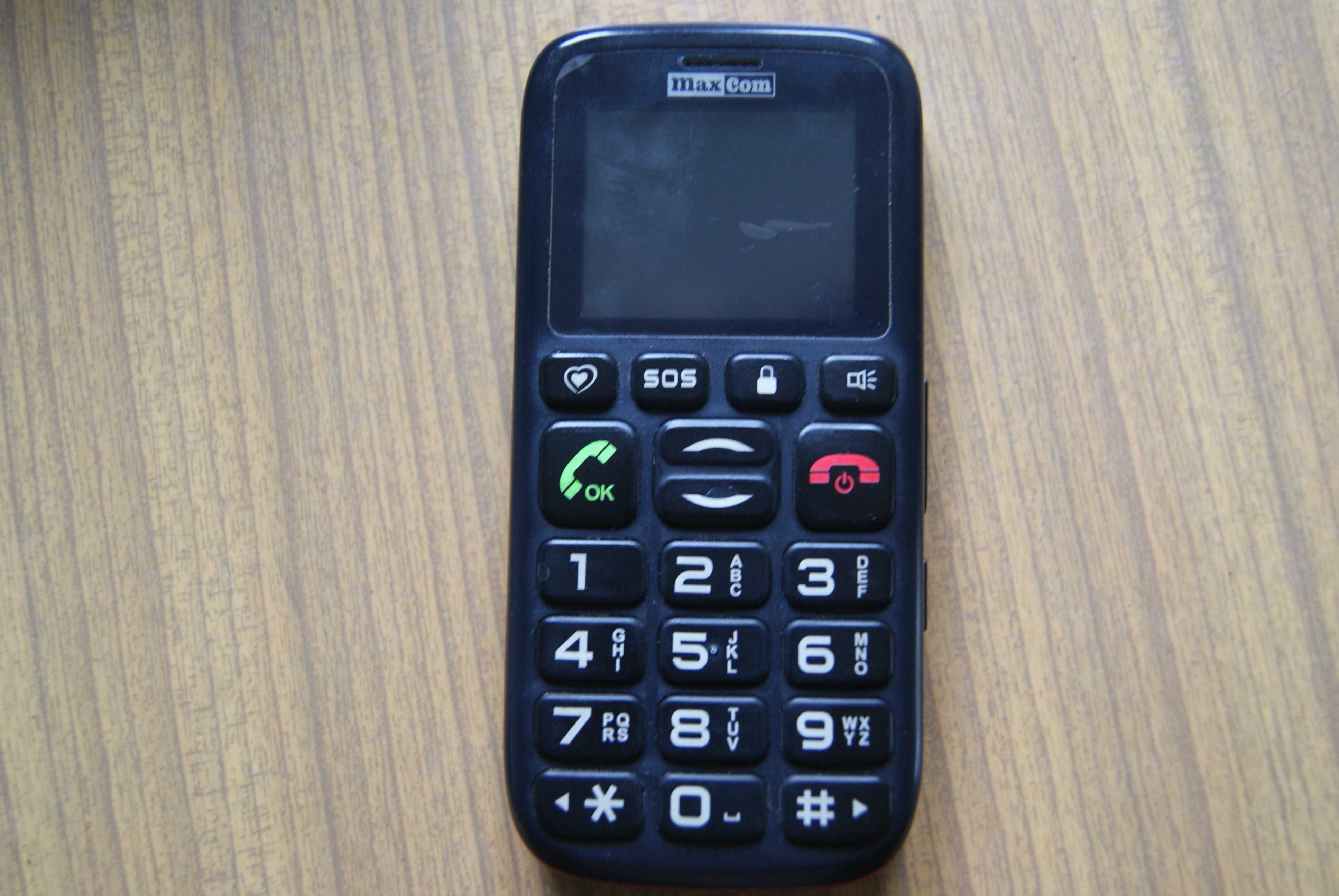 telefon komórkowy dla seniora maxcom MM428BB