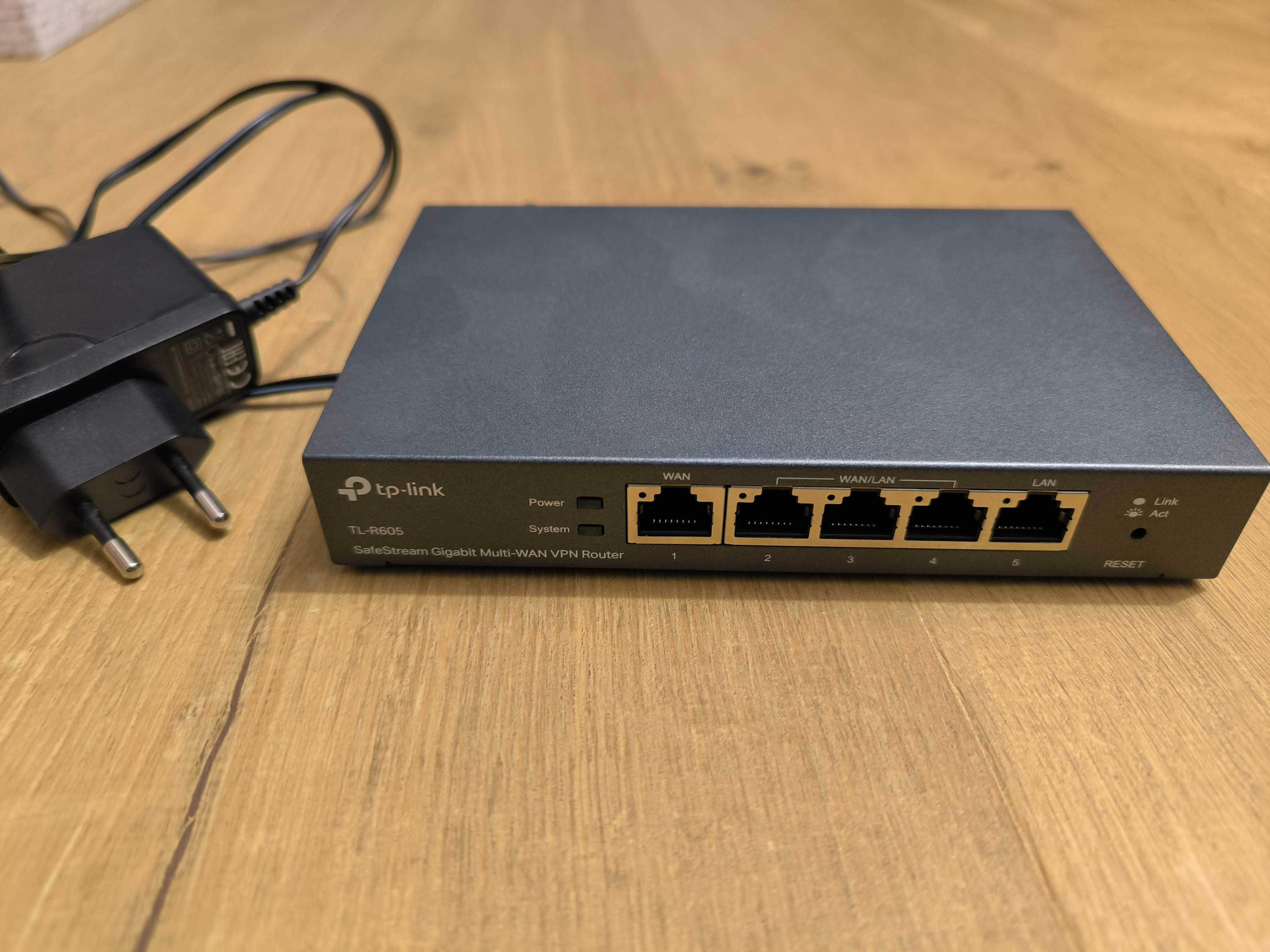Router TP-LinkTL-R605 Gigabitowy router VPN SafeStream, Multi-WAN