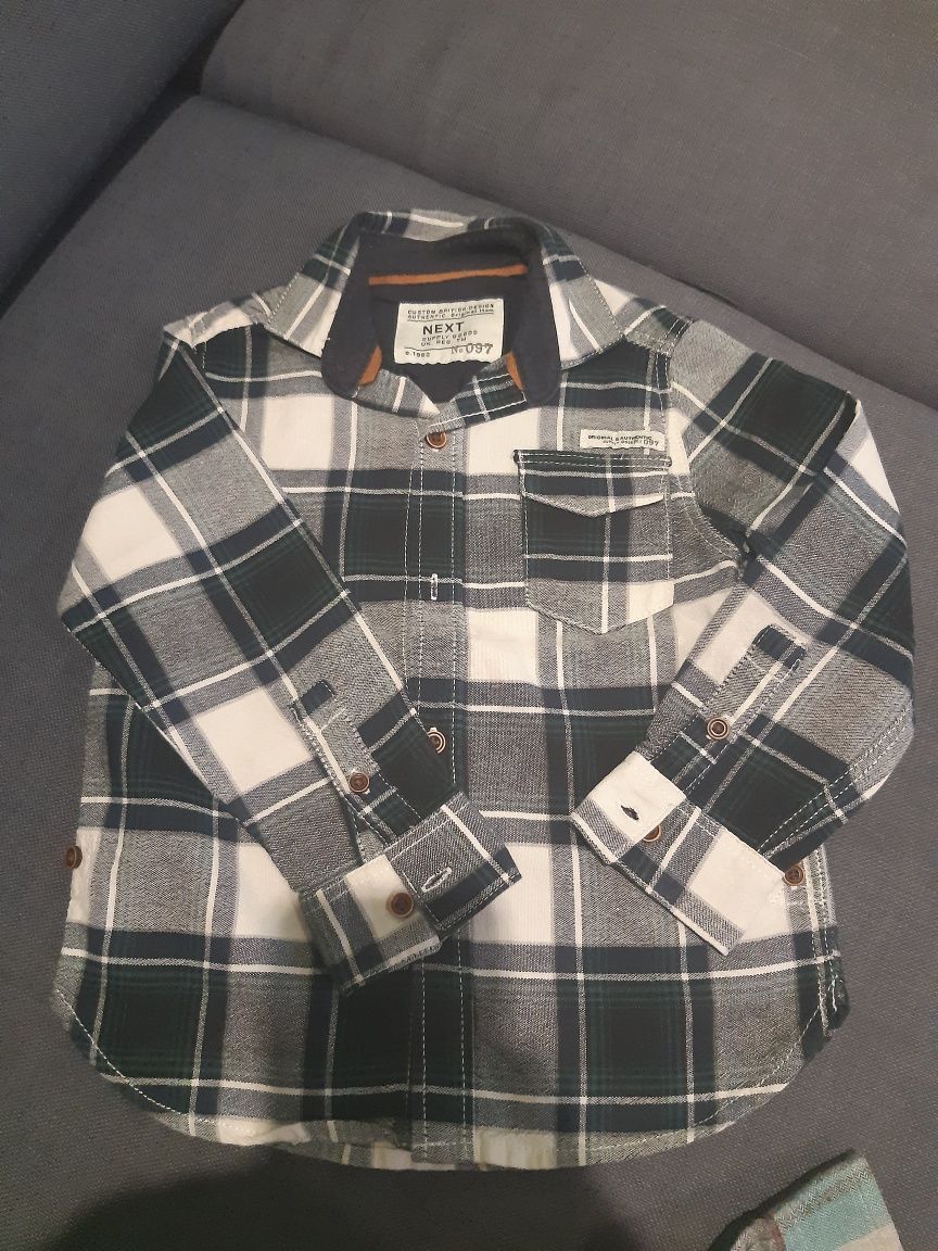 Koszule flanelowe, bluza, koszula, bluzka rozmiar 92,98,104