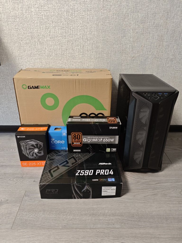 Пк, комп'ютер на i5 11400, asrock z 590 pro 4