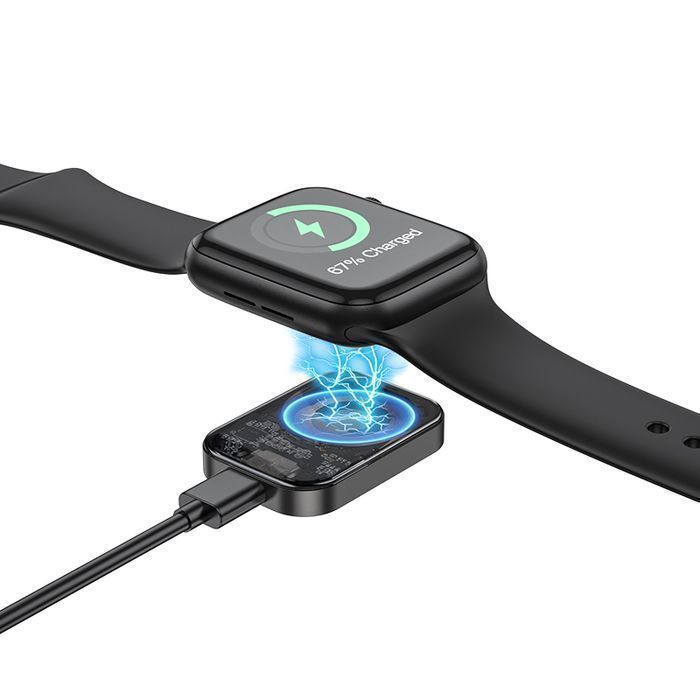 Borofone Ładowarka indukcyjna BQ25 do iWatch 2,5W szara