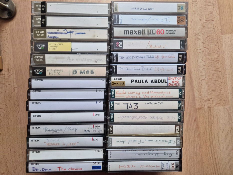 Касети Tdk, Basf ,Sony,Philips , Agfa , Thats , записи U2