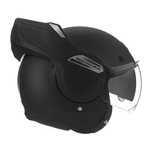 NOX Premium kask szczękowy SZCZĘKA DO TYŁU BLENDA Kolor Czarny