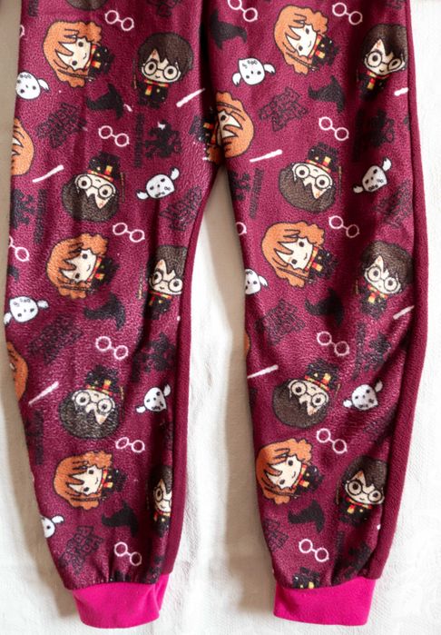 Дитяча піжама +штани Гаррі Поттер тепле кігурумі сліп 134-140 Хогвартс