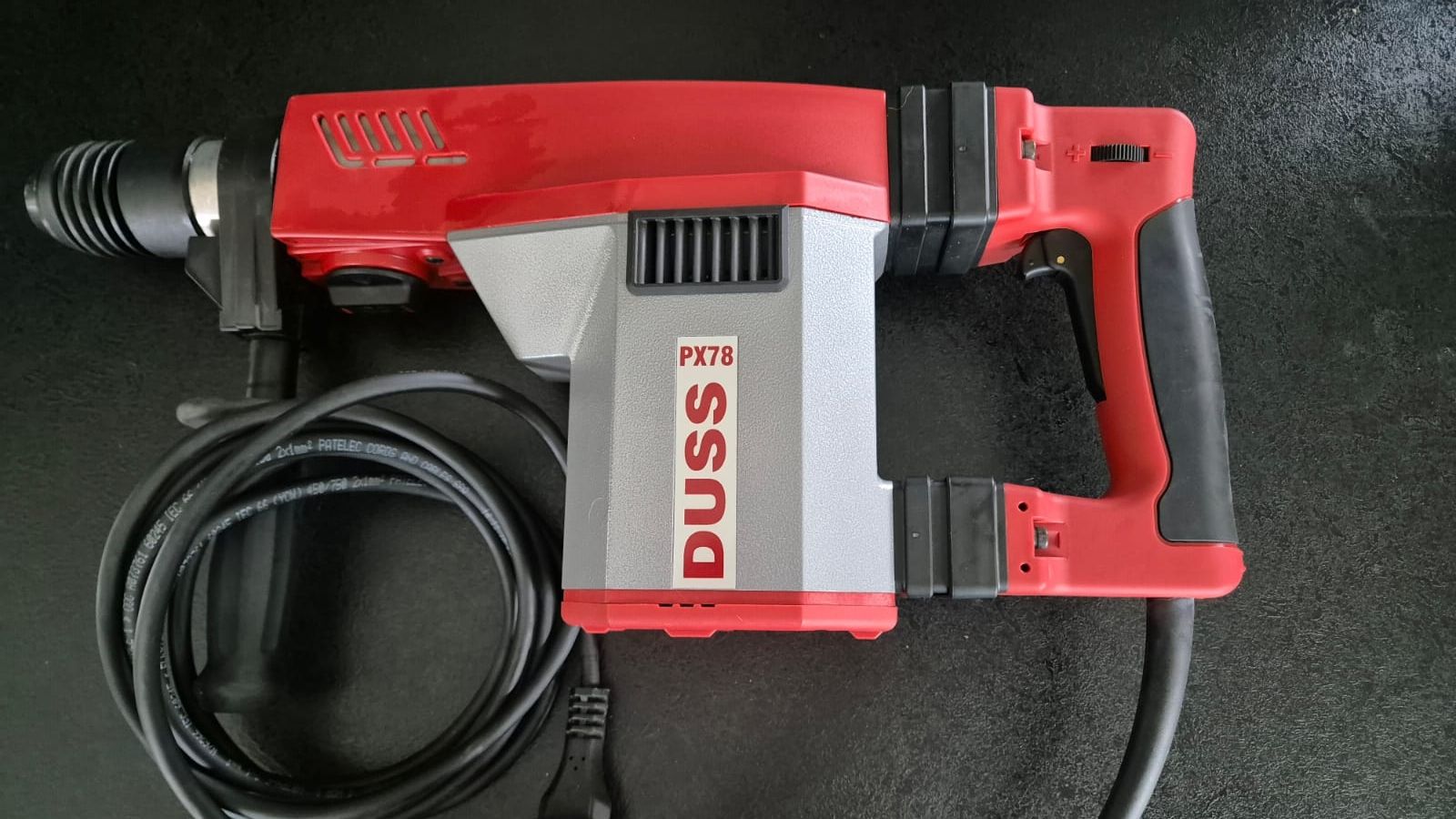 Młotowiertarka młot kująco-wiercący DUSS PX 78 SET SDS Max 1050 W NOWY