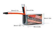 Акумулятор Lipo  BetaFPV 4s 850mAh Lava