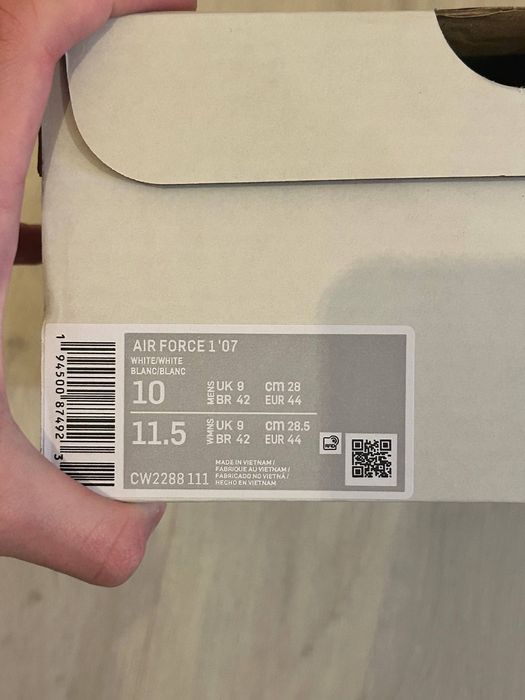 Nike Air Force 1 White (38-46)