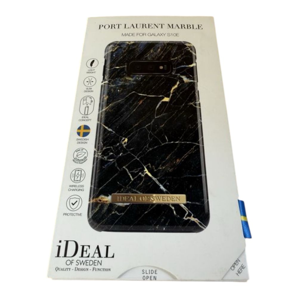 Etui do telefonu samsung galaxy S 10 E czarno złoty