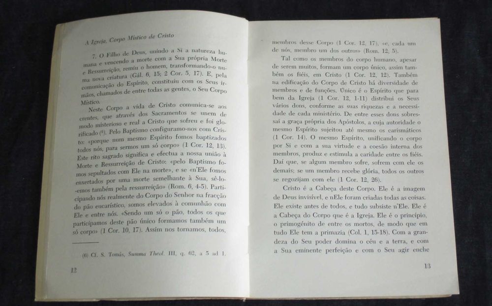 Livro Constituição Dogmática sobre a Igreja 1965