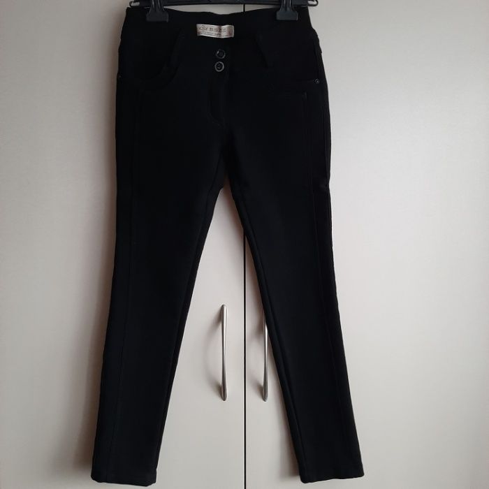 НА ФЛИСЕ р. 27 обтягивающие джинсы лосины штаны брюки с отличном сост.