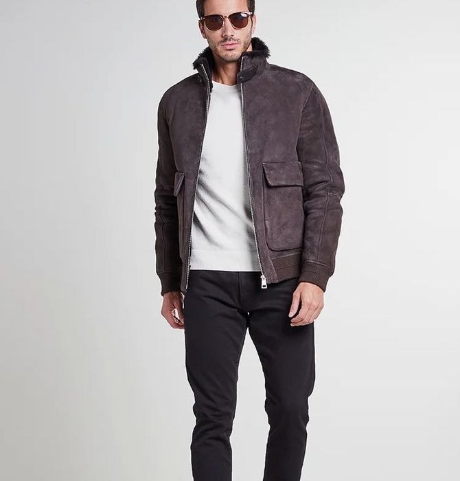 Kożuch Baldessarini  mod. Oakley, XL, skóra jagnięca, -60% ceny