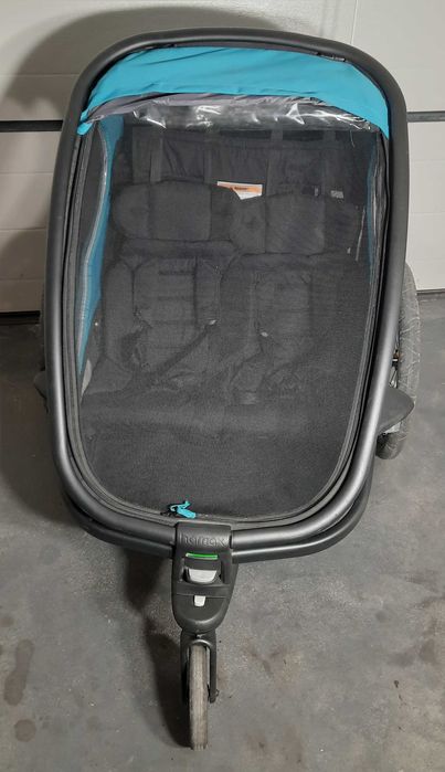 Przyczepka rowerowa biegowa Hamax Pioneer / Outback Twin 2-osobowa
