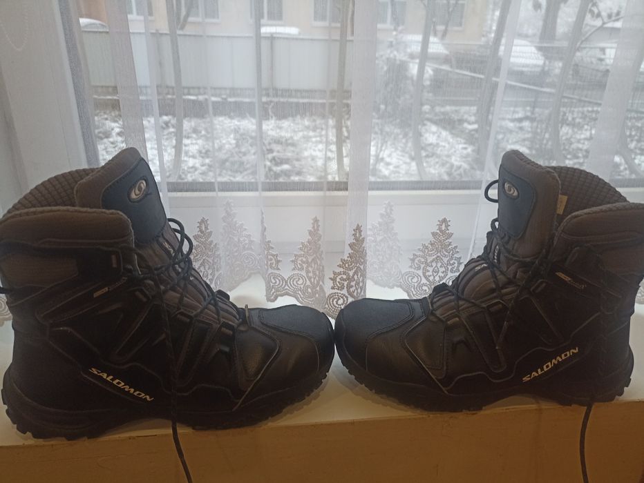 Берці Salomon Snow cat. Одіті один раз. 43 1/3. Не підійшов розмір