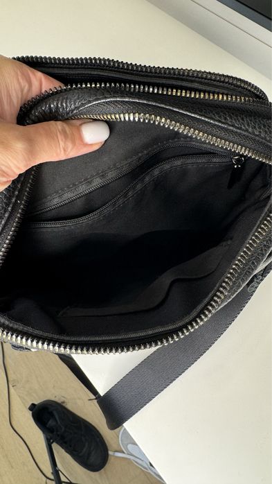 Кожаная мужская сумка