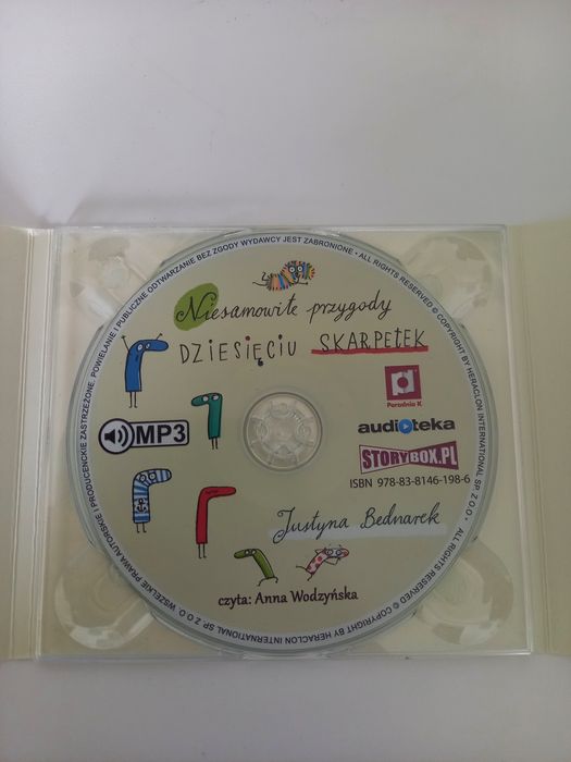 Audiobook CD – „Niesamowite przygody dziesięciu skarpetek”